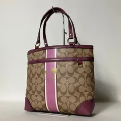 2511-123｜コーチ シグネチャー トートバッグ パープル