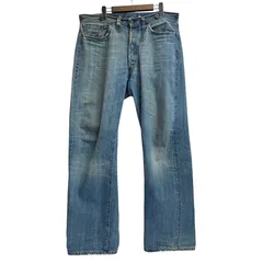 リーバイス Levi's 00's 201 20's復刻 W38 USA製 バレンシア工場 555 青耳 20201-0128 デニム ブルー W38 L36サイズ 201MB-1212 VB