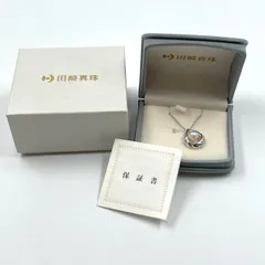 NK160 田崎真珠　パールペンダントネックレス　アコヤ真珠　シルバー　ジュエリー　レディースアクセサリー