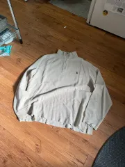 ポロラルフローレン ハーフ ジップアップ L オートミール