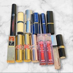 ハイブランド口紅まとめ売り Dior YSL ジバンシイ 等 使用品含む
