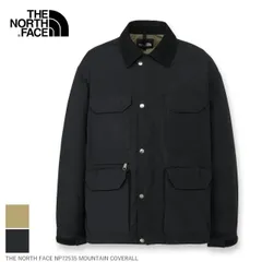ザ・ノース・フェイス THE NORTH FACE ジャケット マウンテンカバーオール メンズ レディース ユニセックス THE NORTH FACE MOUNTAIN COVERALL NP72535 ノースフェイス 黒/ブラック/ベージュ M/L/XL 秋