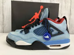 【鑑定済み】NIKE AIR JORDAN4 RETRO × Travis Scott スニーカー ナイキ エアジョーダン4 レトロ トラヴィススコット 308497-406 27.5㎝