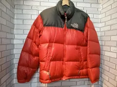 THE NORTH FACE ザノースフェイス NFD00A62 ヌプシ 700 レッド ブラック ダウンジャケット Sサイズ 