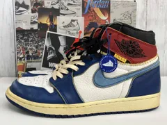 【鑑定済み】NIKEAIR JORDAN1 RETRO HIGH NRG × UNION スニーカー ナイキ エアジョーダン1 レトロ ハイ ユニオン BV1300-146 27.5㎝