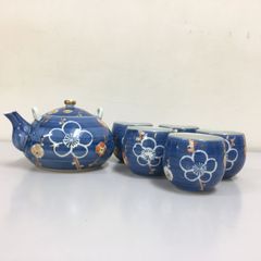 九谷焼 茶器セット 急須 湯呑み5客 金彩 茶器揃え 箱付き - メルカリ