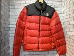 THE NORTH FACE ザノースフェイスNFD00B54 ヌプシ 700 ブラック レッド ダウンジャケット Sサイズ