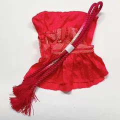 ［6428］帯締め 帯揚げ セット 花吉祥文様 金糸 絞り 正絹 着物 帯絞め