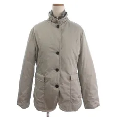 ダーマコレクション dama collection ダウンジャケット ブルゾン フルジップ フード ライナー付き ライトグレー LL