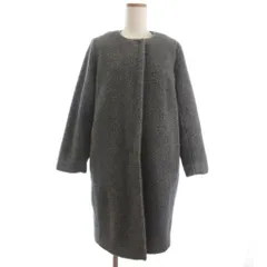 アーバンリサーチ ドアーズ URBAN RESEARCH DOORS ボア ノーカラー コート DR62-27M024 グレー ワンサイズ