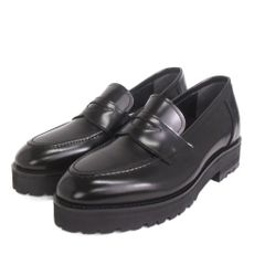 アデロ ADELO 6cmUP シークレットシューズ コインローファー レザー