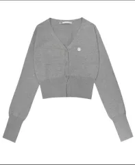 BOHEMSEO Yシンボル ロングスリーブ カーディガン グレー BOHEMSEO