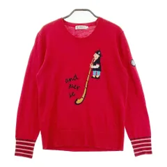 サイズ：L AND PER SE アンパスィ  ニットセーター ウール混  レッド系 [240101578750] ゴルフウェア レディース ストスト