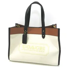 【三重本店】 中古 COACH | コーチ トートバッグ フィールドトート30 2wayバッグ C0777 オフホワイト 【122】
