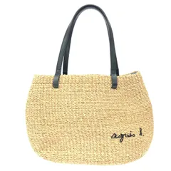 agnes b. VOYAGE アニエスベーボヤージュ トートバッグ/かごバッグ  ラフィア    ベージュ レディース / 240001173122