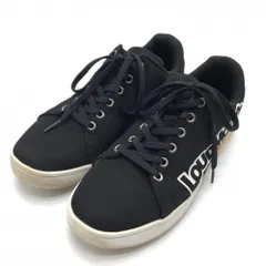 【美品】ラウドマウス ゴルフシューズ 黒×白 LM-GS0002 スパイクレス レディース 23.0 ゴルフウェア LOUDMOUTH