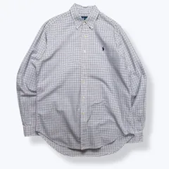 90s Ralph Lauren ”CLASSIC FIT” Plaid Check Button Down Shirt 【M】 90年代 ラルフローレン ポロバイラルフローレン ポロラルフローレン ボタンダウンシャツ チェックシャツ クラシックフィット