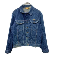 80s-90s RUSTLER デニムジャケット M インディゴ ラスラー Gジャン 春秋物 a712-5495