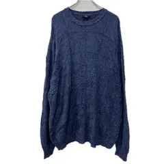 DOCKERS コットンニット セーター 2XLT ネイビー ドッカーズ プルオーバー コットン100% モックネック ビッグサイズ 無地 秋物 a712-5559