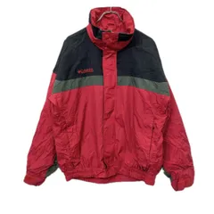 00s Columbia ナイロンジャケット L レッド ブラック オリーブ コロンビア 春秋物 a712-5576