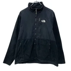 THE NORTH FACE フリースジャケット XL ブラック ザノースフェイス ジップアップ 刺繍ワンポイント アウトドア フリース 秋物 a712-5583