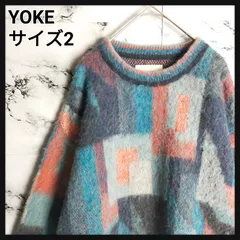 【希少】YOKE 20AW パウルクレー ジャガードニット 2 アルパカ混 総柄 絵画 アート ゆるだぼ 即完売品 名作 ヨークのサムネイル