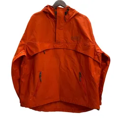 ラルフローレン RALPH LAUREN 90's POLO SPORT コットン ナイロン アノラック プルオーバー パーカー ジャケット オレンジ Lサイズ 201MT-4870 VB