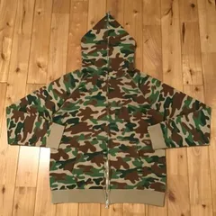 Puzzle Camo フルジップ パーカー Sサイズ a bathing ape BAPE full zip hoodie エイプ ベイプ アベイシングエイプ パズルカモ 迷彩 y55