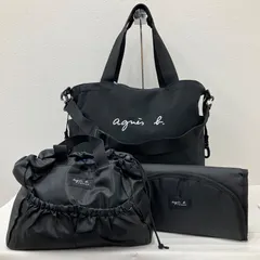 agnes b. VOYAGE アニエスベー ボヤージュ 水玉　2WAYバッグ mb7998-01_1.jpg