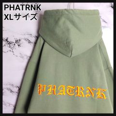 極美品・超絶人気モデル】ファットランク☆バック刺繍ロゴ入りパーカー