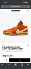 新品 NIKE ナイキ エア デルドン フーディー セイフティー オレンジ シトロン ティント