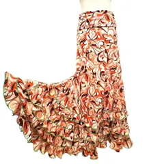 【いっく】⭐︎フラメンコ ファルダ⭐︎ フラメンコファルダ✴︎赤白ドット