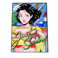 【B4サイズ（約25x36cm）】【chao-poster-13】CHAO! ポスター イラストレーターインテリア 人気イラストレーター CHAO! オリジナルインテリア フォト イラスト レトロ 可愛い 絵 絵画 小さい 縦