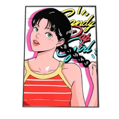 【B4サイズ（約25x36cm）】【chao-poster-15】CHAO! ポスター イラストレーターインテリア 人気イラストレーター CHAO! オリジナルインテリア フォト イラスト レトロ 可愛い 絵 絵画 小さい 縦