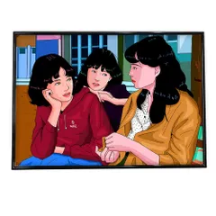 【B4サイズ（約25x36cm）】【chao-poster-2】CHAO! ポスター イラストレーターインテリア 人気イラストレーター CHAO! オリジナルインテリア フォト イラスト レトロ 可愛い 絵 絵画 小さい 横