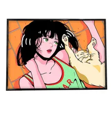 【A2サイズ（約42x59cm）】【chao-poster-20】CHAO! ポスター イラストレーターインテリア 人気イラストレーター CHAO! オリジナルインテリア フォト イラスト レトロ 可愛い 絵 絵画 小さい 横