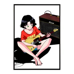 【B4サイズ（約25x36cm）】【chao-poster-28】CHAO! ポスター イラストレーターインテリア 人気イラストレーター CHAO! ポスター フレーム付き インテリア オシャレ アート モダン お洒落