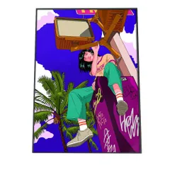 【B1サイズ（約73x103cm）】【chao-poster-6】CHAO! ポスター イラストレーターインテリア 人気イラストレーター CHAO! オリジナルインテリア フォト イラスト レトロ 可愛い 絵 絵画 小さい 縦