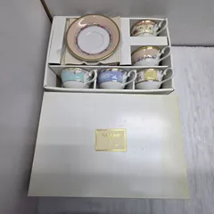 12 S00559  NARUMI ナルミ  カップ&ソーサー 5客揃 アンティーク 花柄  洋食器 未使用