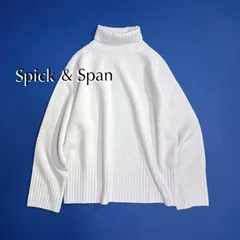 cZ19 Spick & Span 2024AW ウール カシミヤ プルオーバー ウールカシミヤ タートルネックプルオーバー ニット セーター　長袖　タートルネック　ハイネック　定価16,500円