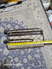 COACH コーチ シグネチャー PVC 財布 ブラウン