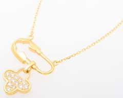 K18 ブラウンダイヤモンド・ダイヤモンド ネックレス 品番d23-218