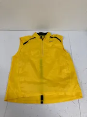 送料無料★asics アシックス★ナイロンジャケット　ジップアップ　ノースリーブシャツ★メンズ　Mサイズ　#71208saw