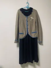 ヨーロッパ 花刺繍カーディガン