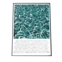 【B4サイズ(約25x36cm)】【fg-poster-234】波 ポスター フレーム付き 海 インテリア フォト 写真 アート 西海岸 カリフォルニア サーフ きれい 水 韓国 波 縦