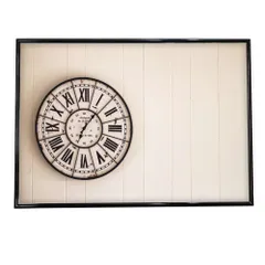 【B4サイズ(約25x36cm)】【fg-poster-294】ポスター フレーム付き 男前 インダストリアル シャビ― 時計 家具 ウォールグリーン 壁掛け ストレリチア オーガスタ インテリア フォト モダン お洒落