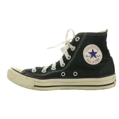 コンバース CONVERSE オールスター ALL STAR ハイカットスニーカー US6 24.5cm 黒 ブラック 白 ホワイト /SS ■OS