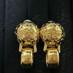 【良品】セリーヌ イヤリング ゴールド ヴィンテージ CELINE Vintage Clip Earrings Gold Tone 1208001