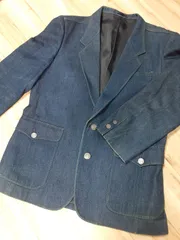 デニムジャケット　トレンチ　アウター　羽織り　美品　S
