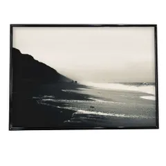 【A4サイズ（約21x30cm）】【fg-poster-310】アートプリント ポスター インテリア フォト 波 アート モダン サーフ サーファー 水面 海 空 夕日 カリフォルニア 南国 浜辺 ナチュラル ビーチ 光  横